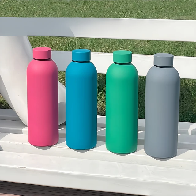 350-750ML Stainless Steel Thermos Cup Portable Small Mouth Water Cup Travel Outdoor Sports Water Bottle Vacuum Flask Gym Kettle 2