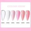 UR SUGAR 15ml Milky Jelly White Pink Extension Gel Set Nail Tips Glitter Hard Gel Semi Permanent Soak Off Nail Art Manicure Kit 2