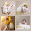 Baby Electric Palm Sleep Pillow Soothing Toy Baby Pillow Newborn Sleeping Patting Animals Doll Kids Neck Pillows Babies Nursing 3
