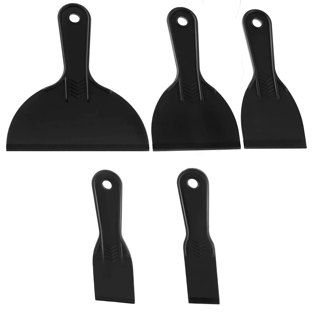 1/6pc 1.5-8inch Paint Scrapers Multi-Purpose Plastic Putty Cutter Set Putty Filler Spatula Scraper For Scraping Wallpaper Repair