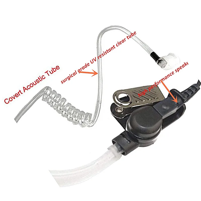 Walkie Talkie headset with mic radio earpiece headphone for Motorola,GP340,GP328, GP380, GP344,GP329,HT750 HT1250 HT1250LS
