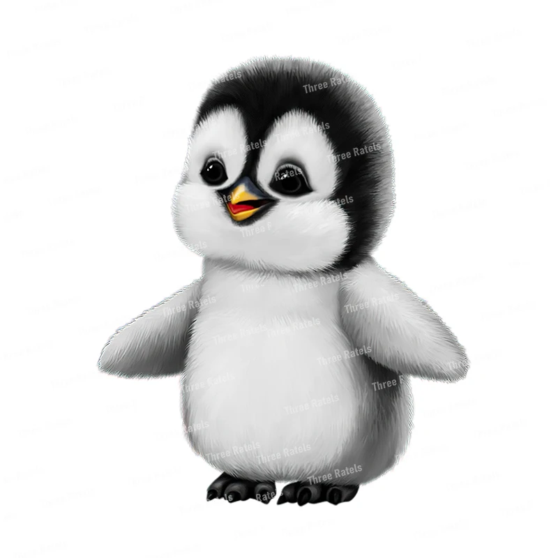 CX55 Lovely Hand-painted Little Penguin Kid's Room Wall Sticker Kindergarten Decoration