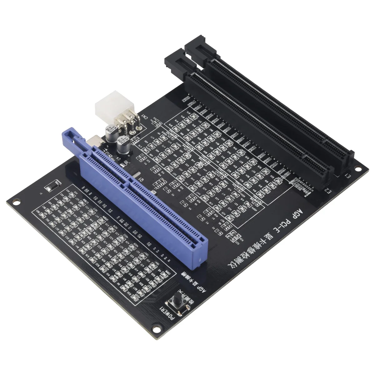 

Тестер видеокарты AGP PCI-E X16, диагностический инструмент для двухцелевого отображения изображений и видеокарт