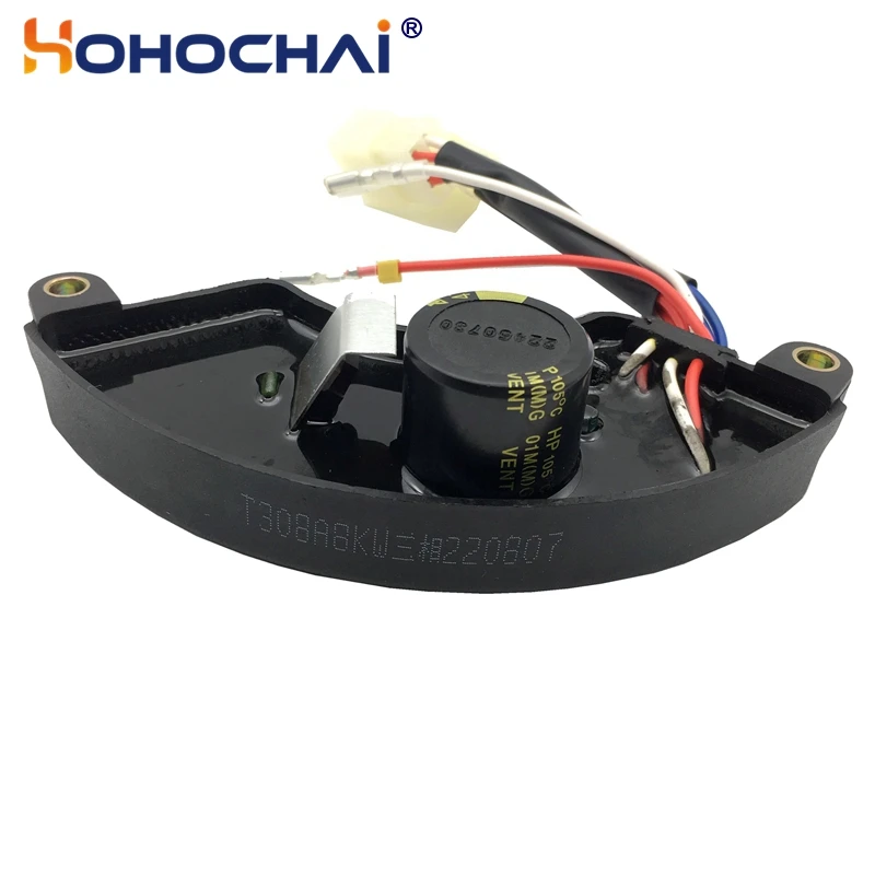 8KW 가솔린 AVR CQJY 자동 전압 조정기 단상 6선 삼상 8선 450V 470UF T108A T308A