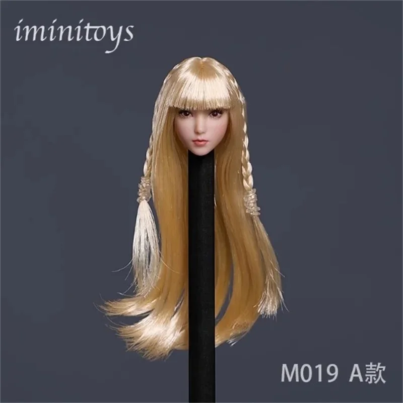 Фото Милая резьба по голове женские солдаты Оли Iminitoys M019 1/12, Высококачественная модель игрушек, подходит для 6 дюймов, фигурок, тела №2
