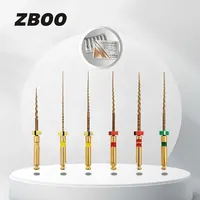 6pcs/Box Dental Heat Activated Canal Root Files 25mm Dentist Tools Engine Use Rotary Files Endondontic Root Canal Treatment 1