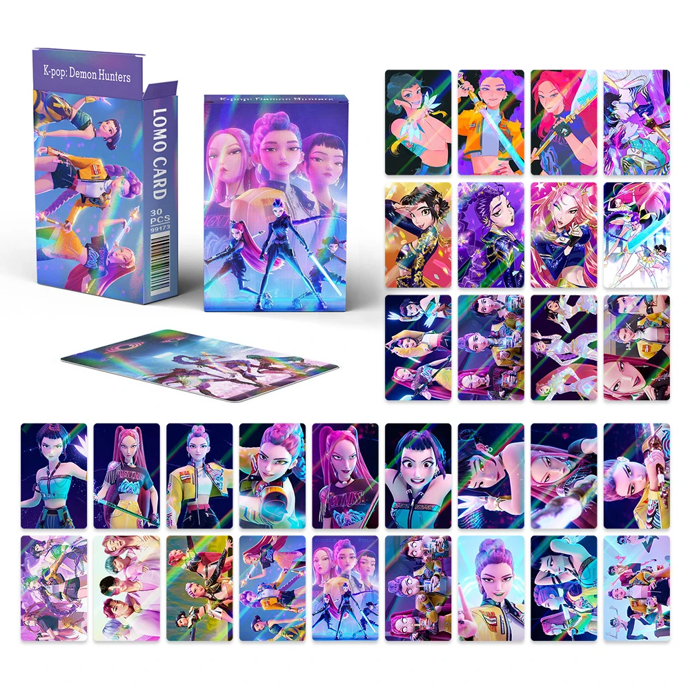 Demon Merch Karten Set für Fans & Sammler - 60 Demon Karten 72
