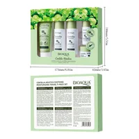 5 pièces/ensemble BIOAQUA Centella Asiatica, ensembles de soins de la peau, nettoyant visage hydratant, crème visage, sérum, kit de soins de la peau anti-âge 5