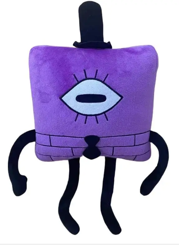 12inch Gravity Falls Bill Cipher Plush Square Plushies Toy,Cute Soft Stuffed Animal Doll Pillows Gift Merch for Weird Town Fans 4
