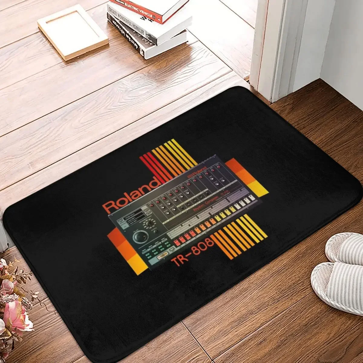 Roland Tr-808 Drum Machine Model Zerbino Tappetino In Poliestere Tappeto Cucina Ingresso Casa Tappeti Tappetini Bagno Antiscivolo Footpad