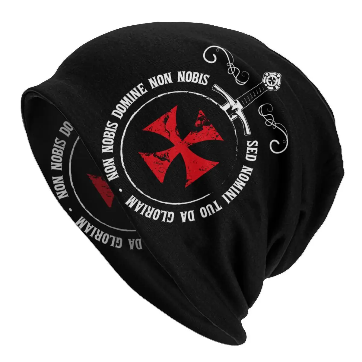 

Freemasonry Men Women's Beanie Hats The Knights Templar Knitted Hat Hip Hop Earmuff Bonnet Street Skullies Beanies