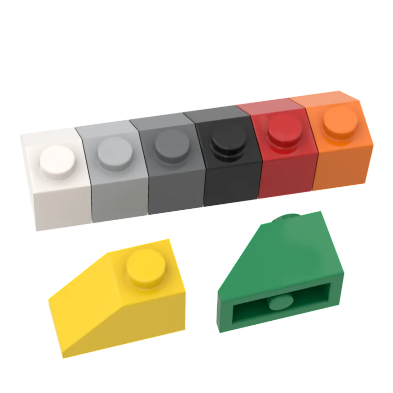 

10 шт., детали MOC, 3040 наклон, 45 °, 2x1
