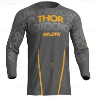 Youth Quick Dry Motocross Jerseys Thor Raudax Downhil Mountain Bike DH Shirt MX Motorcycle Cycling Clothing Ropa MTB T-Shirts 2