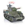 Outdoor Toys 2.4G HENG LONG 1/16 7.0 Plastic M4A3 Sherman RTR RC Tank Model 3898 Barrel Recoil Smoking BB Pellets TH17666-SMT4 6