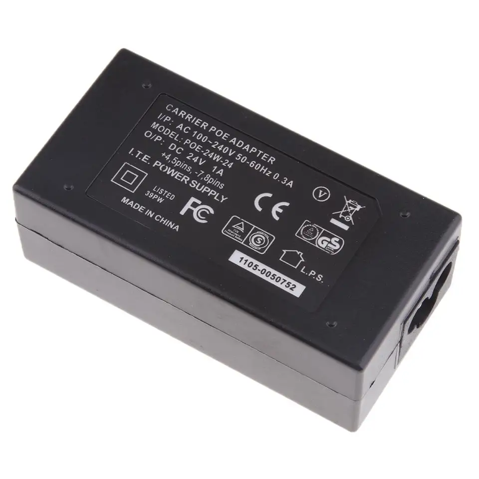 24V1A PoE Injector Power Supply for IP Cameras
