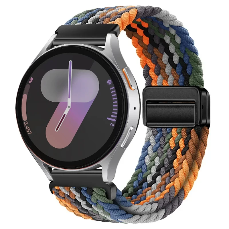 Braided Nylon Magnetic Bracelet Strap - 20mm/22mm