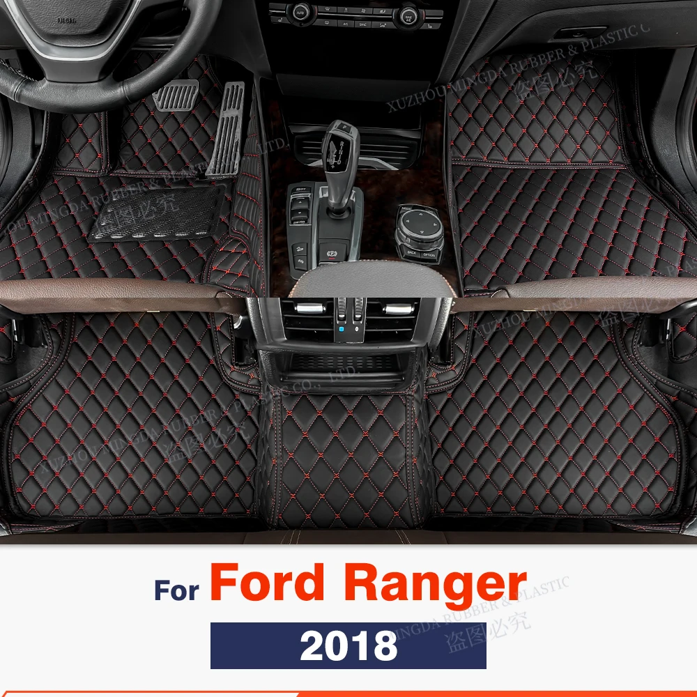 

Автомобильные коврики для Ford Ranger 2018, индивидуальные автомобильные подставки для ног, аксессуары для интерьера