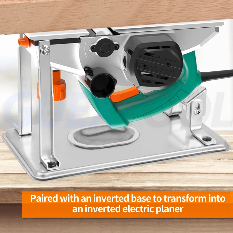 Electric Woodworking Planer Multifunctional Electric Planer Manganese Steel Blade Inverted