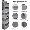 Fabric Over Door Hanging Organizer with Side Pockets Wall Mount Storage for Stuffed Animals - Efficient Door Storage Solution 3