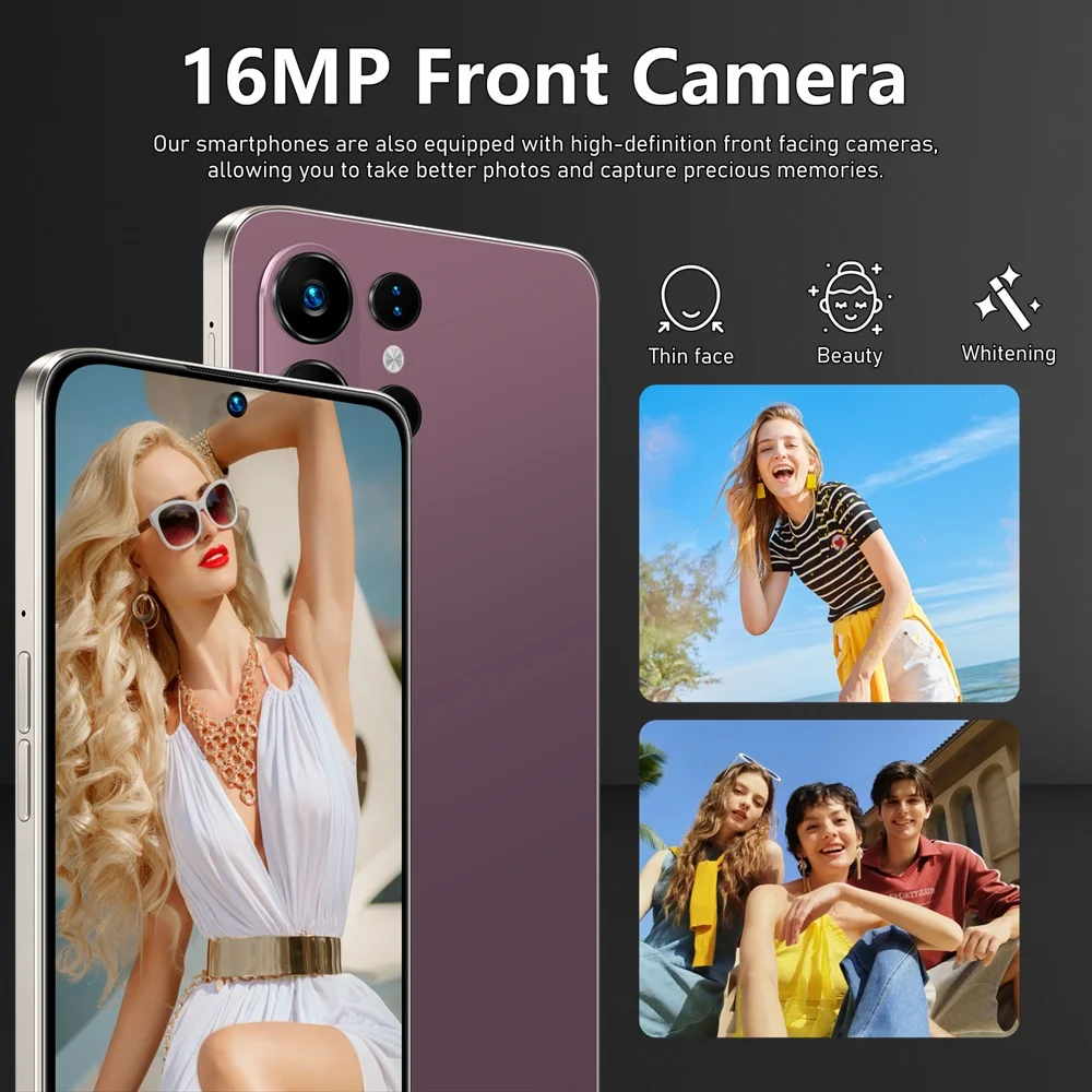 K-Touch Smartphone S26 Ultra 7.3 Inch Android 15 Mobile Phones Original Cell phone 16+48MP Camera 7800mAh 5G Dual SIM Face Unlocked Cellphones