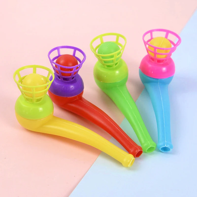 Description Picture 6 of item6/12Pcs Magic Blowing Pipe Floating Ball Kids Favors Games Balance Training Toys Wedding Birthday Party Piñatas Gifts Bag Filler