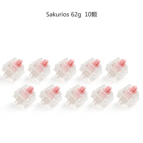 ZEAL PC Rosélioスイッチ軸70個 Sakurio® / Rosélio® Switches (Silent Linear) - Zeal