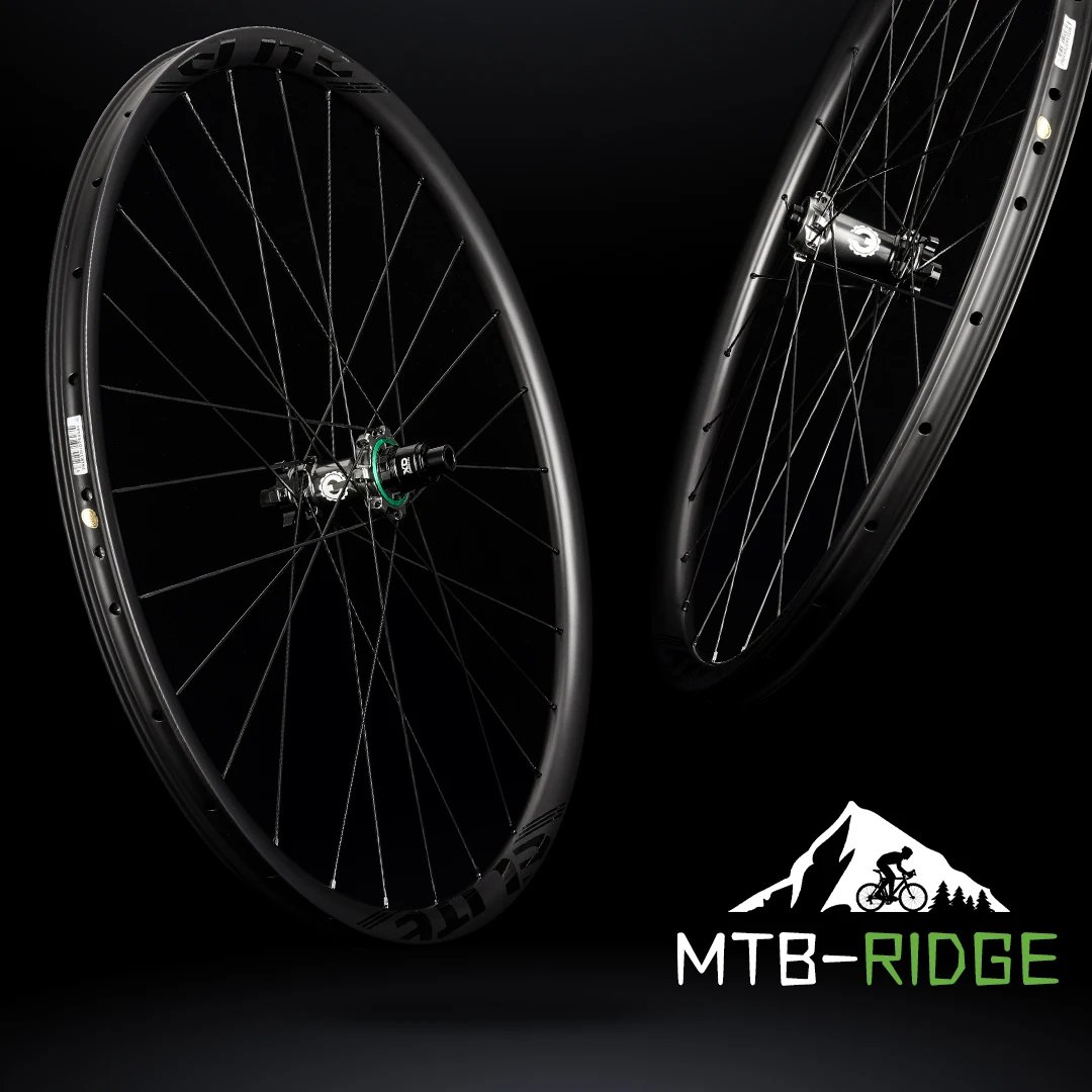 Фото ELITEWHEELS RIDGE 29er MTB углеродная колесная система M16 трещотка 8 Pawls 80T/320POE boost Hub столб крыло 20 карбоновые колеса со спицами №5