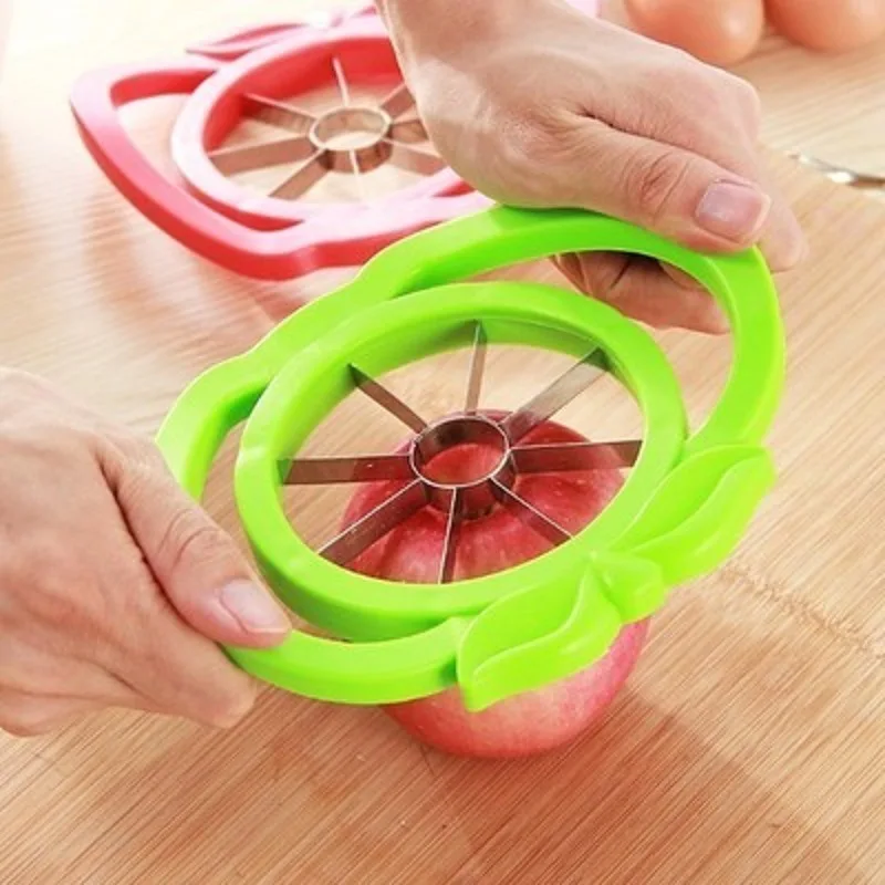 Stainless Steel Assist Apple Slicer Cutter Pear Fruit Divider Tool Apple Corer Divider Comfort Handle for Kitchen Fruit Peeler Stainless Steel Assist Apple Slicer Cutter Pear Fruit Divider Tool Apple Corer Divider Comfort Handle for Kitchen Fruit Peeler