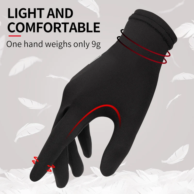 Motorcycle gloves sports gloves winter gloves Creative Motorcycle Inner Gloves Summer Ice Silk Lined Women Driving Light Speed Take Off Thin Tight Winter Inner Lining Gloves