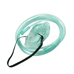 OFBK-mascarilla de oxígeno segura para adultos, máscara con atomizador de compresión de aire, con tubo largo, correa elástica ajustable, para uso masculino y femenino