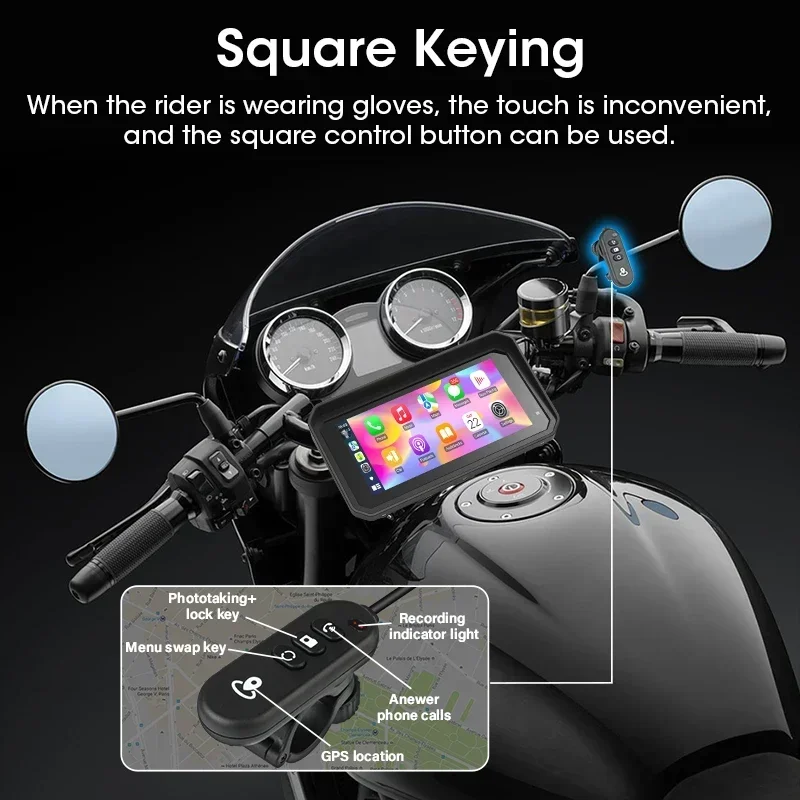 Motorcycle Car Play Display Screen 6