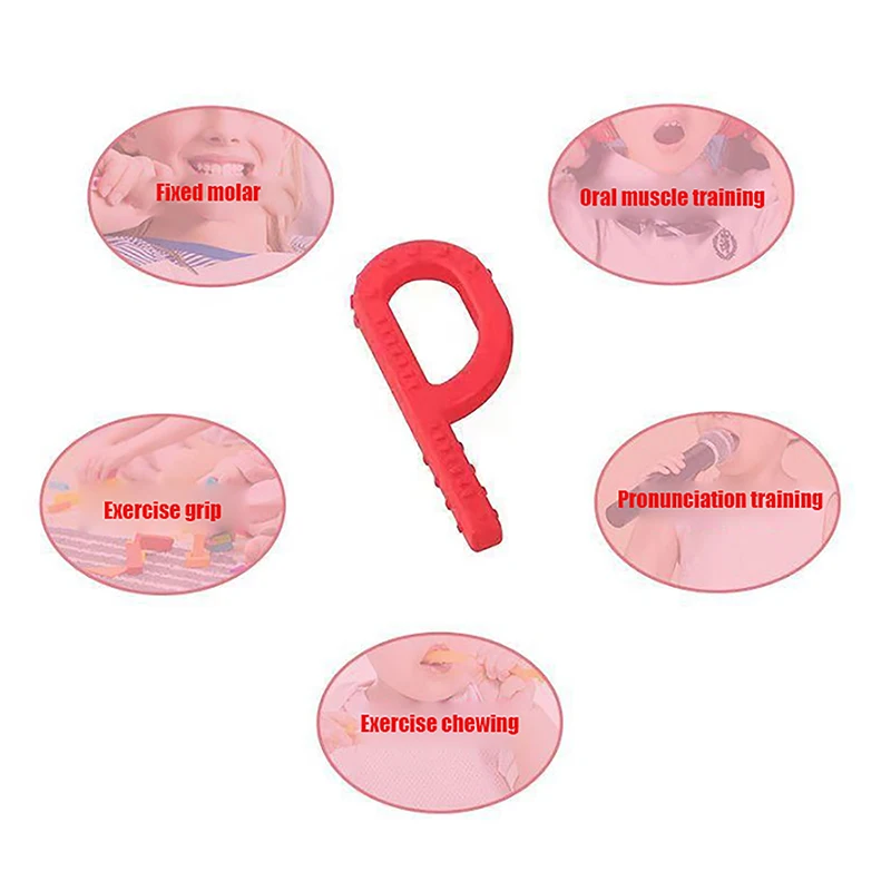 Grading Bite Blocks Chewing Teether For Kids Adult Oral Motor Mandible Bite Force Trainer Autism Sensory Speech Therapy speech therapy teeth massager