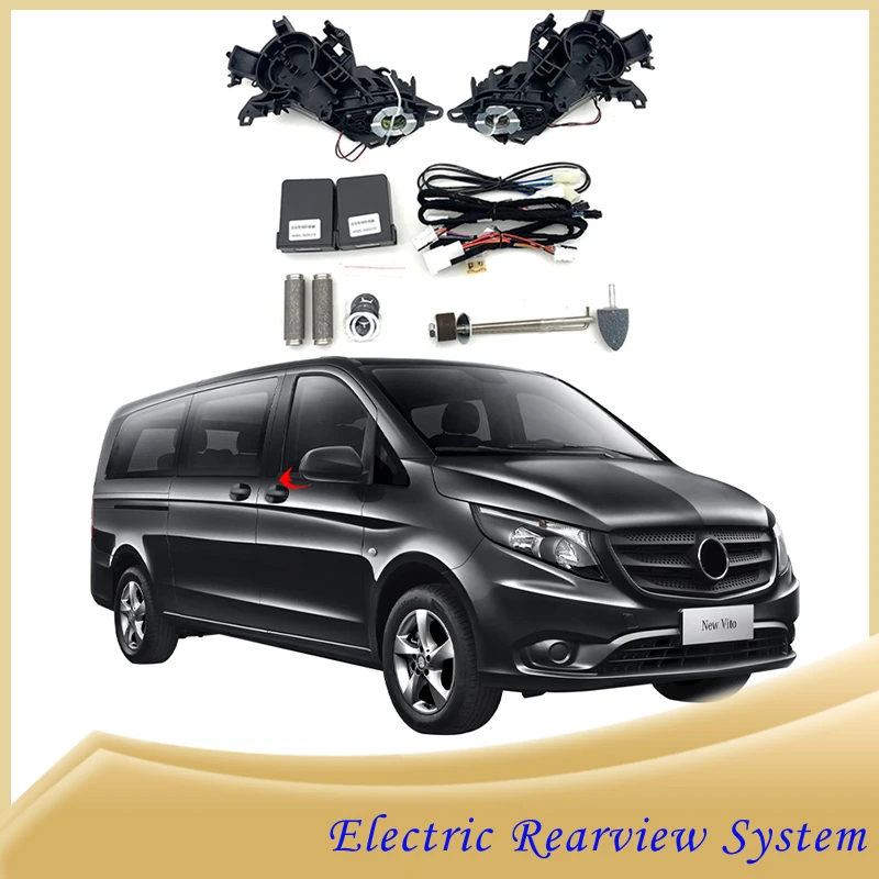 

For Mercedes-Benz VITO 2018-2023 Auto Intelligent Automatic Car Electric Rearview Side Mirror Folding System Kit Module
