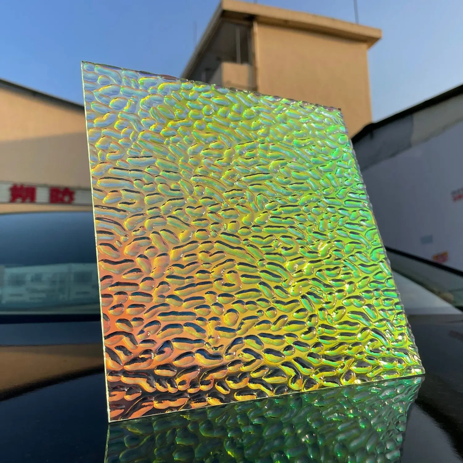 Feuille acrylique colorée 100x200mm, plaque en plexiglas, voiture