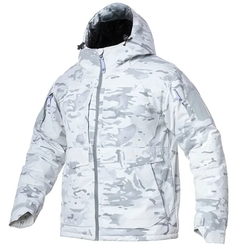 M65 Tactical Camouflage Cotton Jacket Men's Winter Outdoor Coldproof Jacket Windbreaker Heat Reflective Cotton