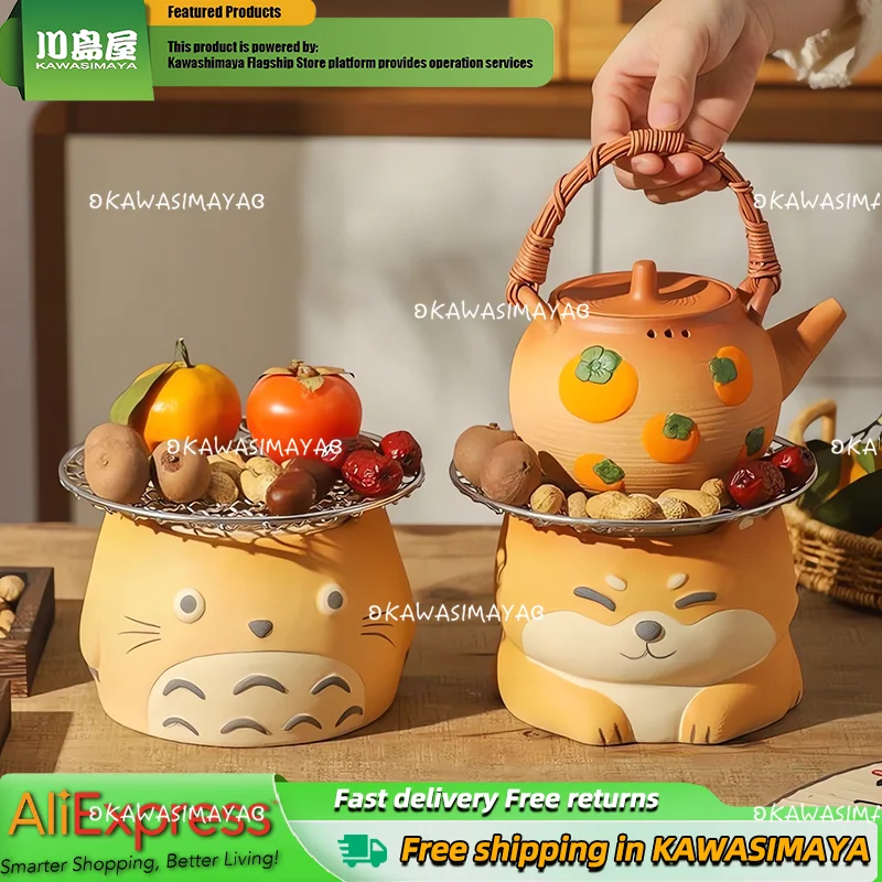 

KAWASIMAYA Teapots Cooking Tea Around A Stove Roasting Fireplace Utensils Complete Set of Indoor Household New Ceramic Stove