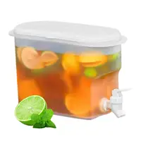 Réfrigérateur bouilloire froide distributeurs de boissons glacées distributeur de thé pour réfrigérateur 2,8 l grande capacité pichet d'eau froide support de limonade 4