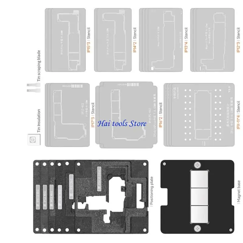 X37E Professionelles Stahlgitter-Werkzeug IPX17 Mittelschicht zum Neuballen der Mittelschicht für 17Air/17Pro-Geräte. Robustes – Detail 10