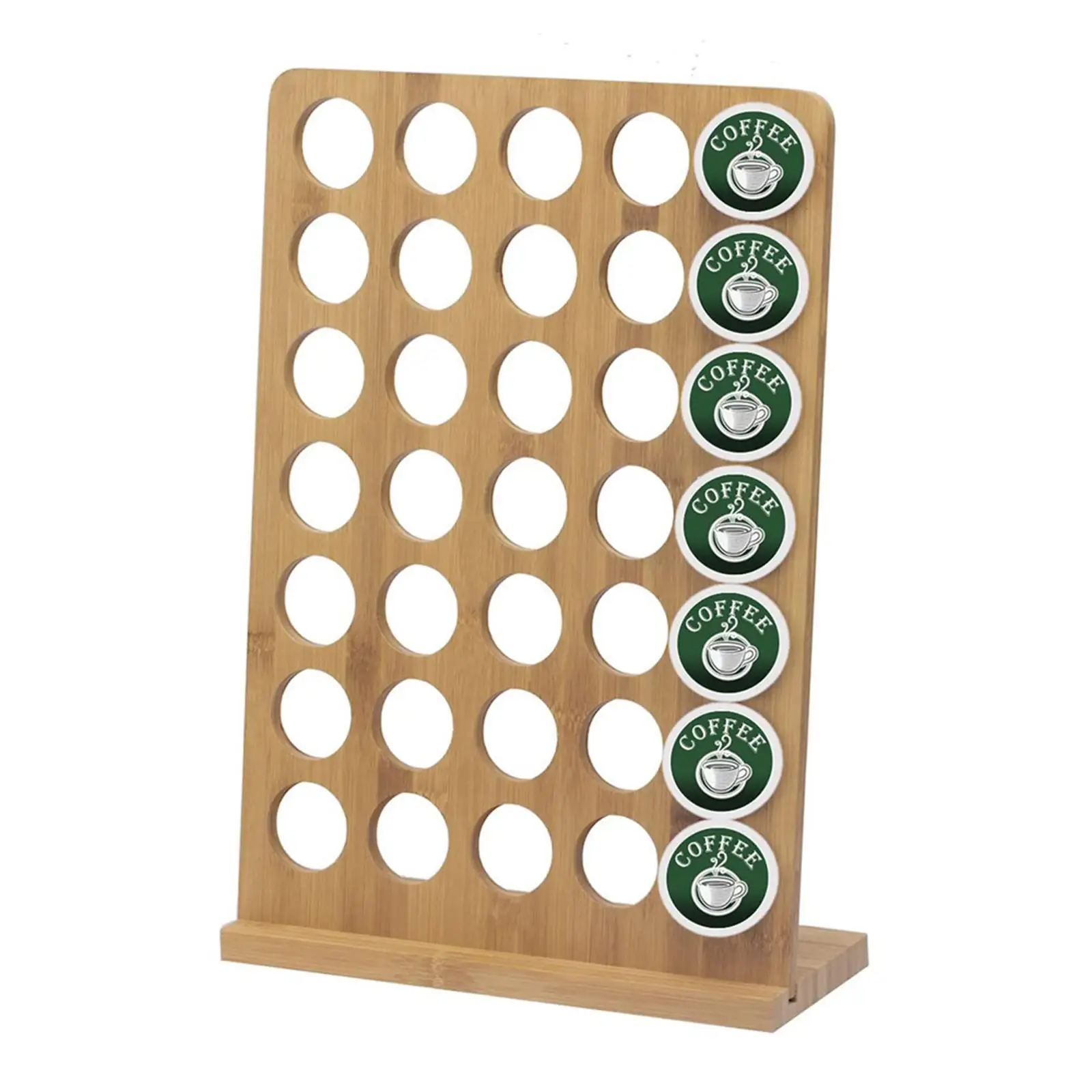 

Coffee Capsule Stand Coffee Pod Display Rack Space Saving Hold 35 Capsules, Coffee Pod Storage Holder for Cafes, Coffee Bar