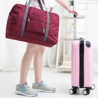 2022 New Nylon Foldable Travel Bags Unisex Large Capacity Bag Luggage Women WaterProof Handbags Men Travel Bags Free Shipping 1