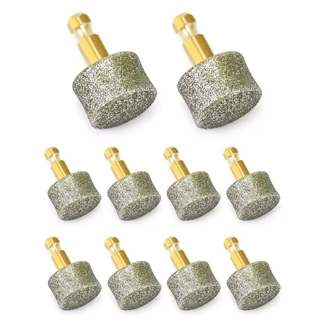 Replacement Head For Dog Nail Grinder, 10-Pack Diamond Tip Pet Nail Grinder, Professional Spare Parts
