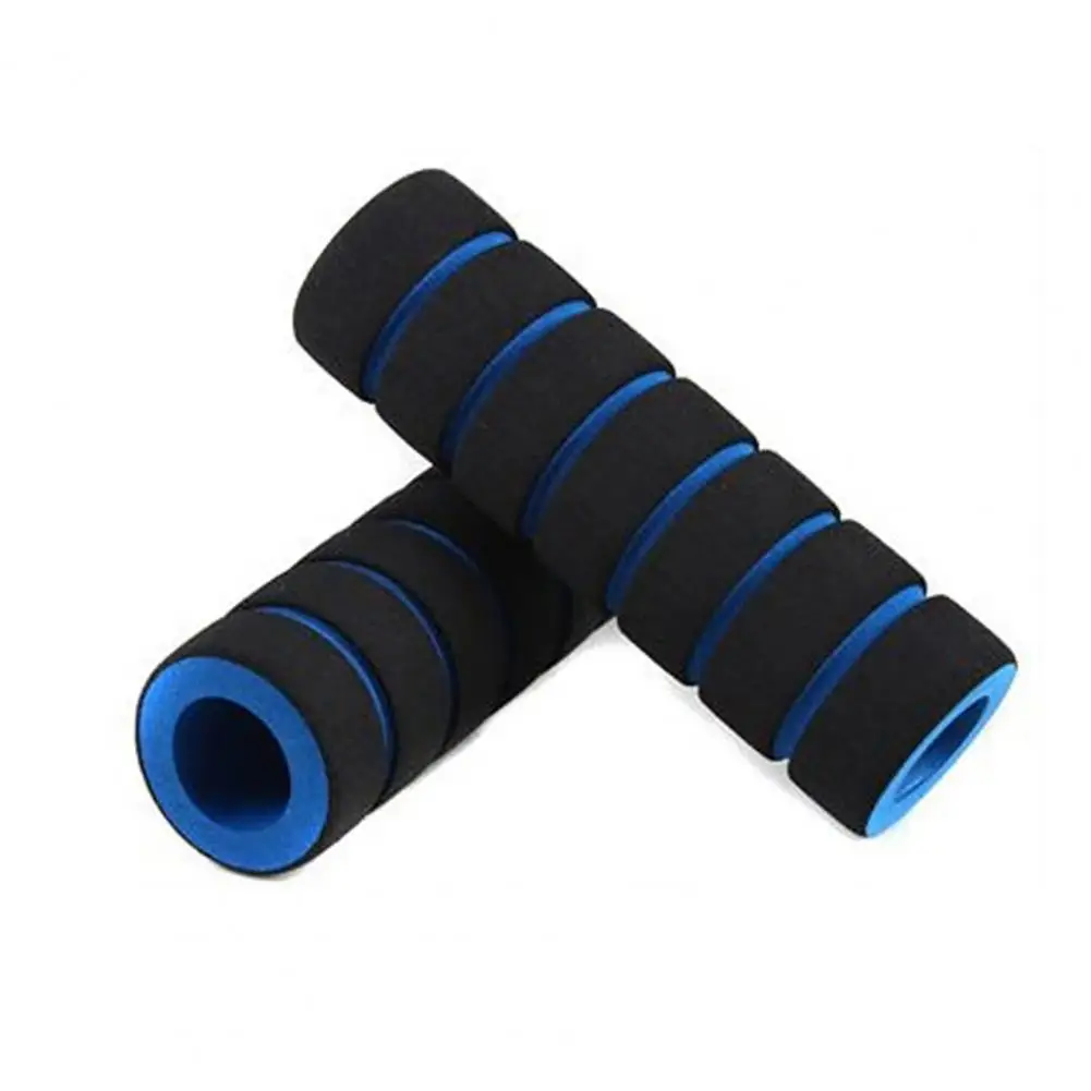 1 Pair MTB Bicycle Bike Non-Slip Soft Foam Handlebar Grip Cycling Riding Handle Covers Motorbike Rubber Grip Agarra El Mango