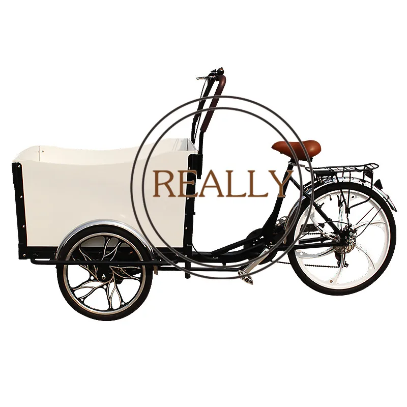 

2021 New Electric Bike 3 Wheels Pedal Cargo Tricycle Aluminium Bicycle Frame For Sale