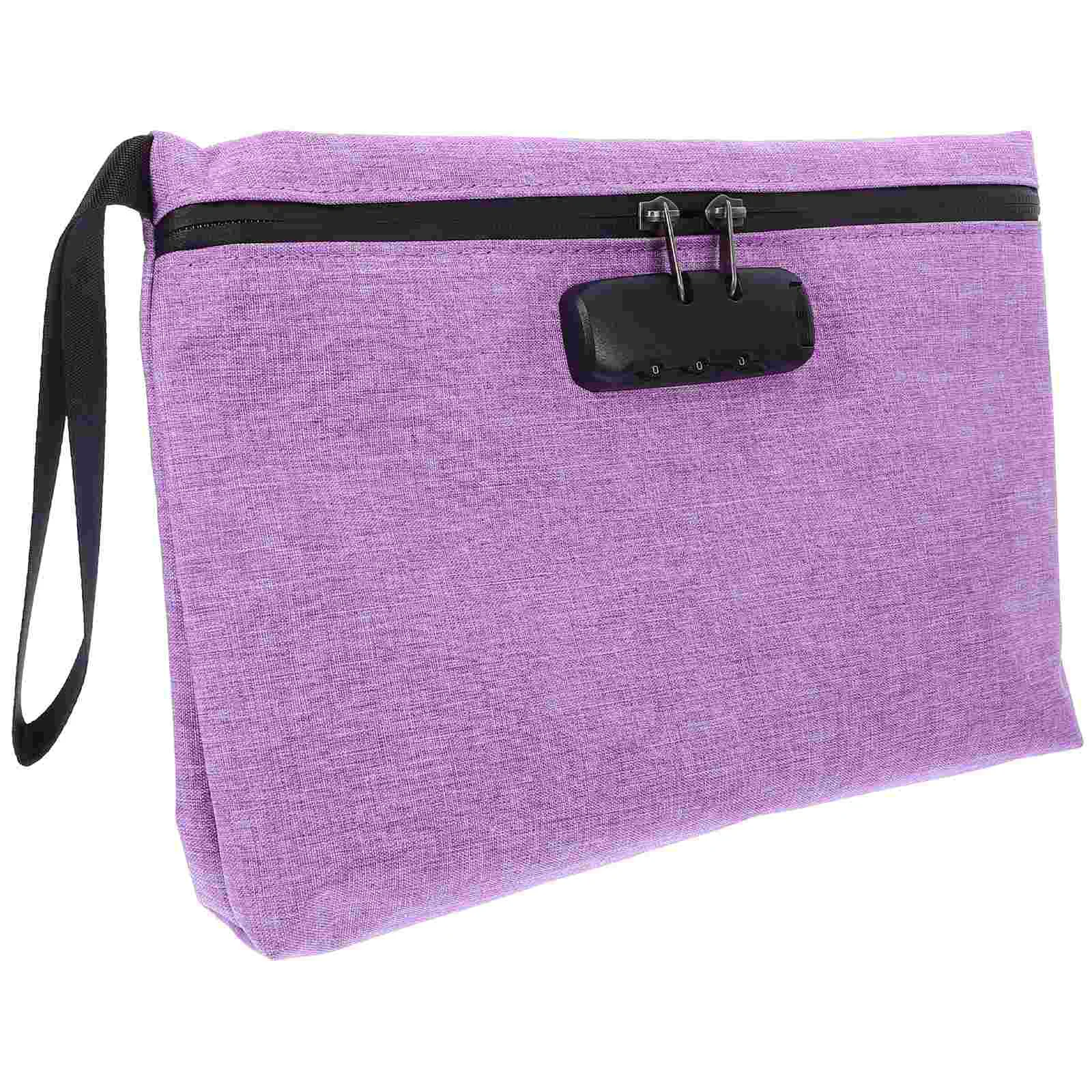 Travel Wallet Mens Combination Lock Storage Bag Zippered Money Small Locking 3000X2000X550CM with Cash Bags Locks
