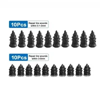 20Pcs Repair Nails for Car Motorcycle Tubeless Tire Puncture Repair Tools Rubber for Truck Scooter Bike Car Maintenance