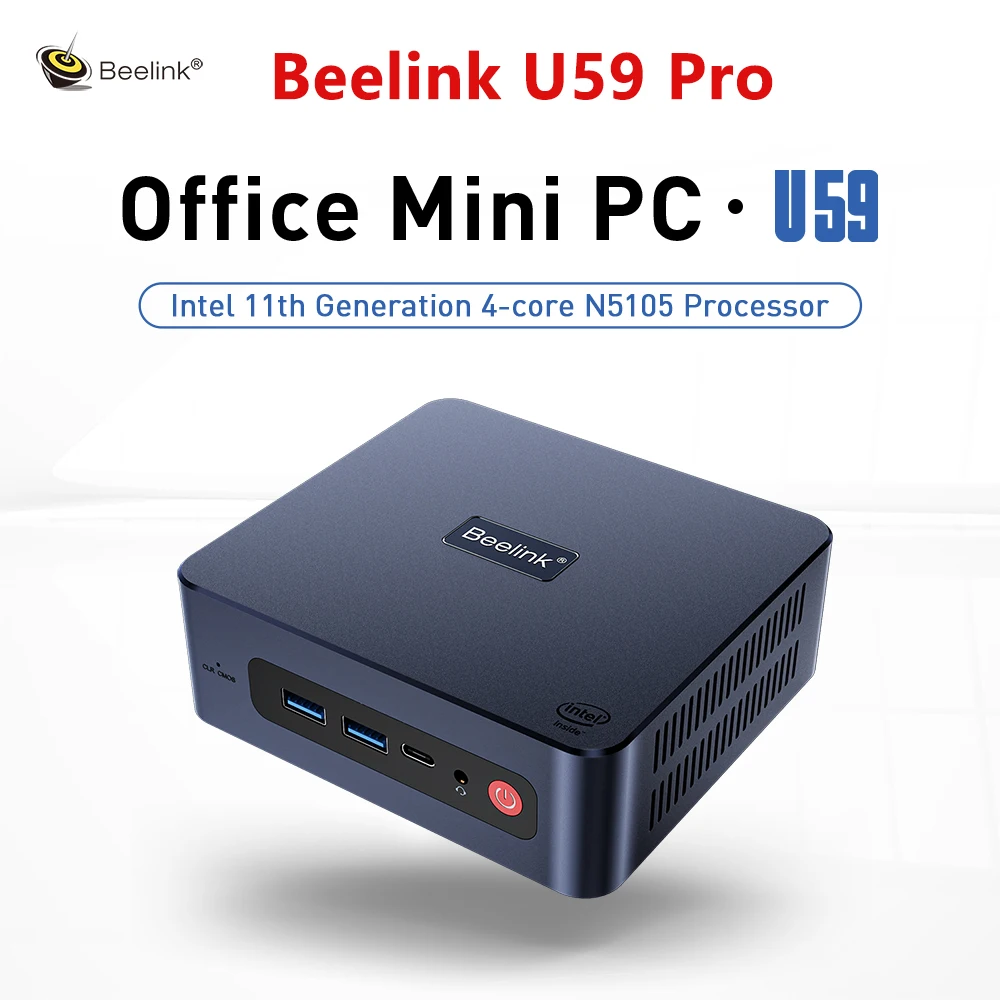 美品】Beelink U59 Win11 Pro, N5095 ミニPC-