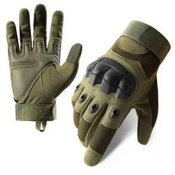 All - Season Touchscreen Tactical Motorcycle Riding Gloves for Outdoor Sports & Fitness (Green Gloves)