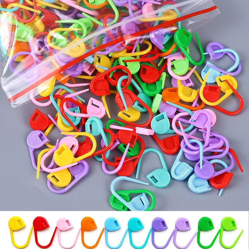 Colorful Stitch Markers, DIY Knitting Tools, Sweater & Shoe Accessories, Small Pin Markers