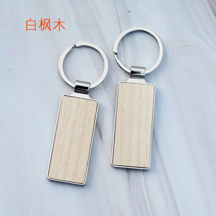 Blank Wood Key Chain Wood Keychain Key Rings Key Tags Wood