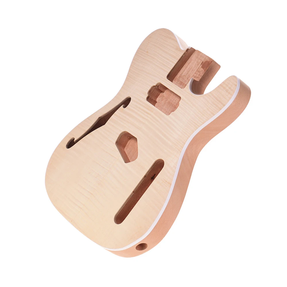 Chitarra elettrica non finita corpo in legno lucido tipo chitarra fai da te  9 stili barile di chitarra in legno vuoto per chitarre elettriche parti fai  da te|Ricambi e accessori per chitarra| -